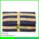 LUDA Metallic Braid Clutch striped raffia handbag women straw clutch bag