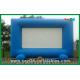 Blow Up Projector Screen Blue Color Inflatable Movie Screen / Gray Inflatable Billboard