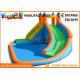 PLATO 0.55mm PVC Tarpaulin Inflatable Water Slide For Pool / Yard Park