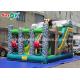 Commercial Inflatable Slide 6*4m Animal Theme Party Inflatable Bouncer Slide For Advertising