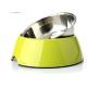 18.5 * 7.8cm Plastic Puppy Bowls Food Grade ABS With Multi Color QS Approved