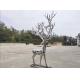 Large Metal Garden Sculpture , Outdoor Modern Sculpture Stainless Steel