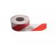 Caution PE Warning Tape Red White Road Blocking Barricade Plastic Barrier Tape