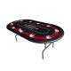 Casino Texas Holdem Folding Poker Table Portable With Cup Holders