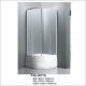 Fashionable Bathroom Shower Cubicles , Sliding Glass Door Shower Enclosure