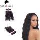 Unprocessed 6A+ Virgin Burmese Remy Hair Weave Natural Black Curly