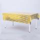CPP Rectangle Disposable Party Tablecloth Elegant For Banquet Home Hotel Party Vibrant Color