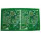 High precision FR4 1oz copper thickness double sided pcb carbon film , peelable mask