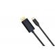24k Gold Plate USB Type C To DP Adapter Thunderbolt 3 Compatible 4k Cable