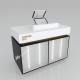 Customized Skincare Shop Checkout Counter Platinum Wooden Cash Register For Visual Merchandising Cosmetic Store Fixtures And Premium Store Table