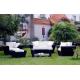 5pcs garden cane furniture sofas  