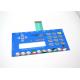 Push Button Membrane Switch Panel With LCD Clear Window No Embossing