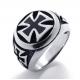 Tagor Jewelry Super Fashion 316L Stainless Steel Casting Rings Collection PXR055