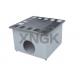 Stainless Steel H14 HEPA Filter Module Customized Size 500 - 4000CMH Air Flow Rate