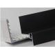 Black Anodized Aluminum Solar Panel Frame , OEM Aluminium Extrusion Frame For Solar Cells