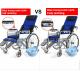 Disabled Elderly Lightweight Folding Wheelchairs For Travelling