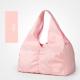 Multi Purpose Canvas Tote Bags Dry Wet Separation With Zipper And Pockets