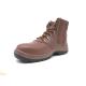 Hidden Zipper Steel Toe Work Boots Embossed Mens Leather Work Boots Waterproof