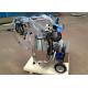 Vacuum Pump Type Dairy Plant Machinery for Cows and Goats, two buckets mobile