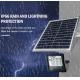 100w 6500k Solar Led Flood Light Aluminum Housing