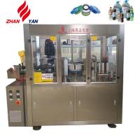 Hot Melt Glue Labeling Machine / Packaging Machine For 300ml Glass Bottles