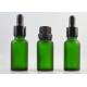 Glass Dropper Empty Cosmetic Containers , Frosted Essential Oil 15ml Face Cream Jars