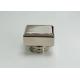Luxurious Silver Zamak Perfume Caps Zinc Alloy Perfume Bottle Lids Cover