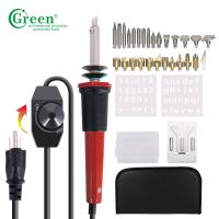 PS10KT Wood Burning Kit / Soldering Kit 28 Tips With Regulator Temperature Control