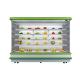 Fan Cooling Multideck Open Chiller Display Refrigerator For Vegetable