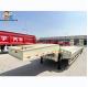 3 / 4 Axles low bed trailer low loaders for construction machinery transport