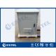 One Compartment IP55 19 Inch Rack Outdoor Telecom Cabinet