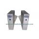IC ID Card Dual Way Stainless Steel Retractable Flap Barrier for Bus Station