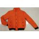Orange Girls Kids Padded Jacket Rib Wrast Keep Warm Water Resistant