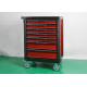 Red Heavy Duty Storage Metal Tool Cabinet Toolbox On Wheels Lockable