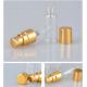 Pump Spray Glass Perfume Bottle 1ml 2ml 3ml 5ml 10ml With Golden Lid