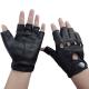 New design custom fingerless leather gloves