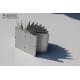 Led Light Anodizing Aluminum Heatsink Extrusion Profiles / Radiator