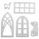 DIY dog lace cutter Lace windows Scrapbook Die house 3935