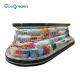 Auto Defrost Multideck Open Chiller Supermarket Vegetable Fridge Cabinet