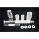 Precision CNC Machining Zirconium Oxide Ceramic Piston High Strength Customized