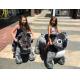 Hansel children plush battery operated zoo animal plush toy rides for shopping center