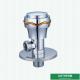 1/2 Inch Chromed Wall Mounted Kitchen Basin Water Round Handle Quick Open Bathroom Cock Valve Brass Angle Valve
