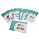 280gsm Memory Flash Cards , 4C printing Educational Cards For Babies