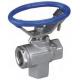 Screwed End 1500WOG Flanged Ball Valve Blow - Out Proof Stem Design