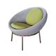 Modern bowl chair Nordic leather sofa egg chair shell living room ball leisure lounge chair