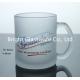 custom glass beer mug with decal prainting sale