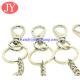 Snap hook with key chain link zinc alloy key rings chains