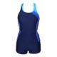 Ms leisure fission boxer swimming trunks vest hot spring color matching swimwear