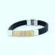 Factory Direct Stainless Steel High Quality Silicone Bracelet Bangle LBI69
