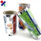 Chocolate Plastic Packaging Film Roll High Barrier With Aluminum Foil Lining Inside